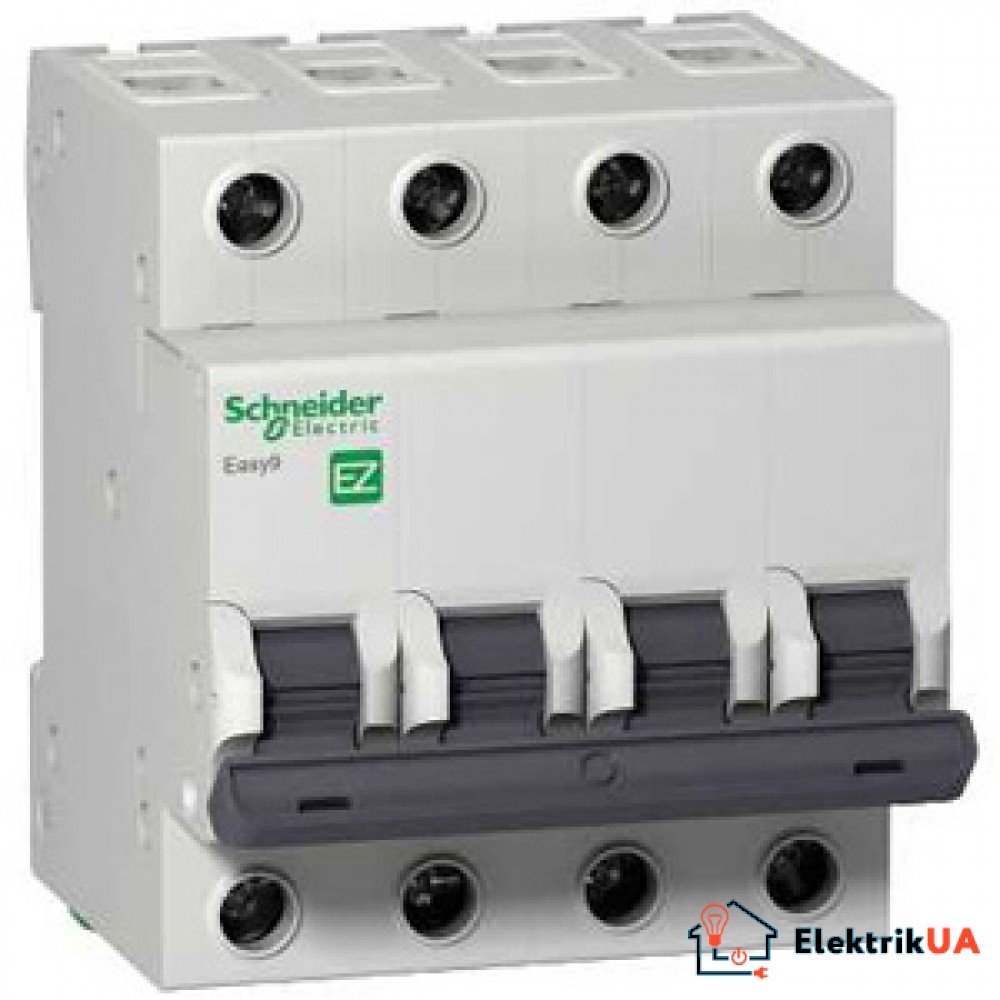 Вимикач Schneider Electric EASY9 4P C 50А EZ9F34450